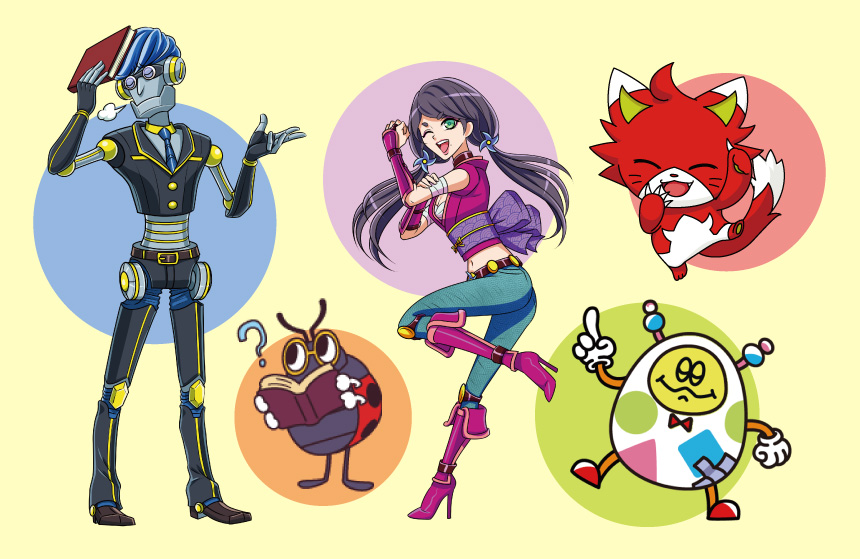 すららの先生役キャラクター